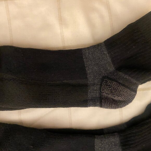 Eddie Bauer - Large - Mens Socks 6-Pair, Quarter Socks, Black, open never used - Picture 11 of 12